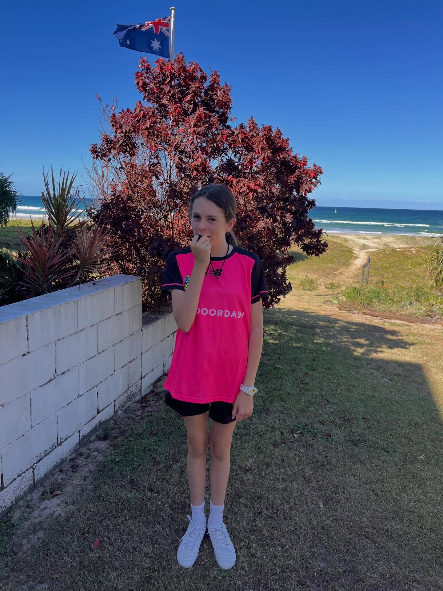 First official job as a ref for junior touch in Palmy.  Job is complete with roster, uniform, and money in the bank 💰. Our little girl is definitely not so little anymore! So proud of her.